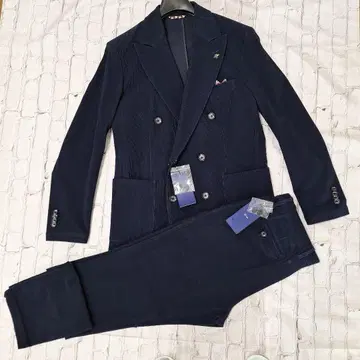 G-STAGE 네이비 더블 브레스트 테일러드 자켓 팬츠 상하의 콜