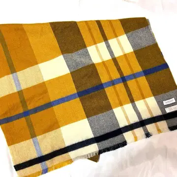 컨디션 최상 MACKINTOSH PHILOSOPHY 체크 스톨 캐시미어