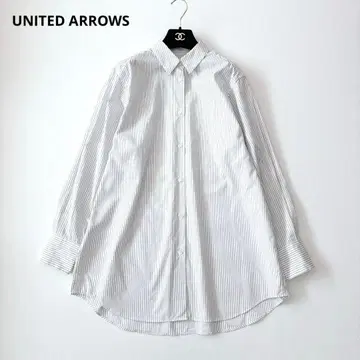 유나이티드 애로우즈 2024AW 코튼 브로드 튜닉 셔츠 스트라이프