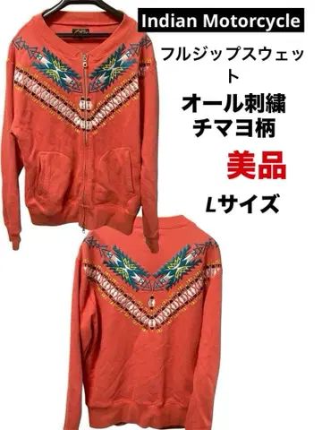 Indian Motorcycle 인디언 풀 집업 맨투맨