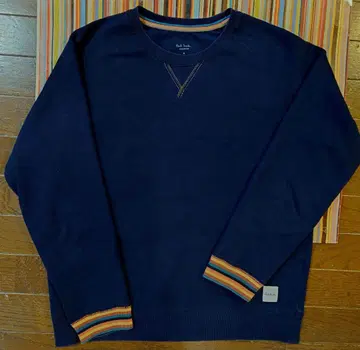 Paul Smith 네이비 아티스트 스트라이프 포인트 트레이닝복 M
