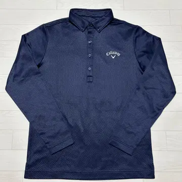 Callaway 캘러웨이 골프 남성용 긴팔 피케 셔츠 M 사이즈