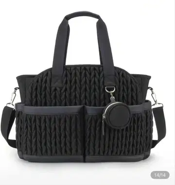 SHEIN 블랙 대용량 마더백