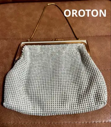 오로톤 빈티지 쇼와 레트로 OROTON 비즈 백