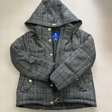 BLUE LABEL CRESTBRIDGE 체크 무늬 다운 자켓 36