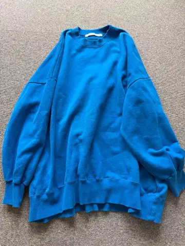 FRAMeWORK 컬러 맨투맨 블루