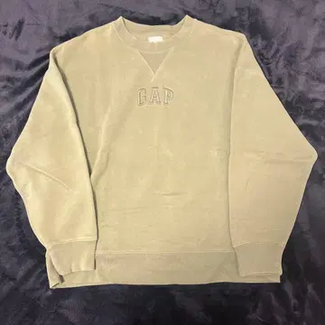 Gap(갭) 로고 자수 V 가제트 크루넥 맨투맨 남성용