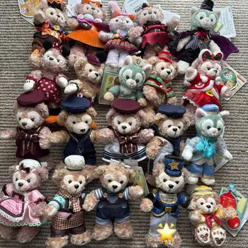 더피 프렌즈 인형 배지 마스코트 크리스마스