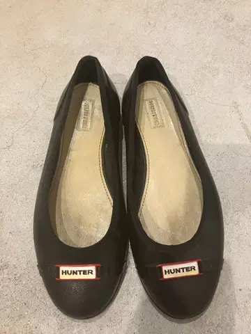 HUNTER 플랫슈즈 22.5 상당