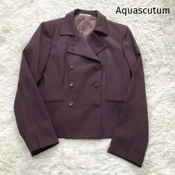 아쿠아 스큐텀 미사용 새상품 더블 버튼 테일러드 자켓 울