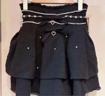 LIZLISA 비쥬 리본 컷 아웃 라이크 치마바지