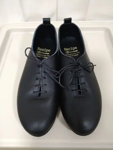 Recipe 23.5cm 스트링 슈즈 블랙