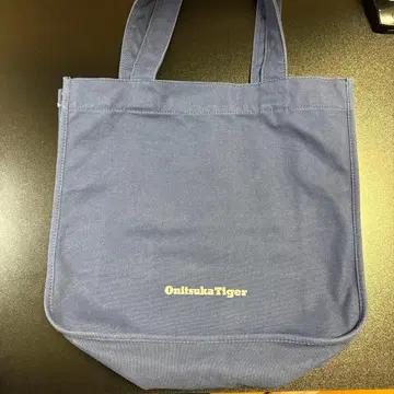 오니츠카타이거 토트백 블루
