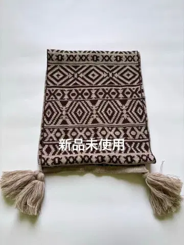 DENIM DUNGAREE 기하학 패턴 머플러 M