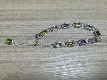 실버 스퀘어 팔찌