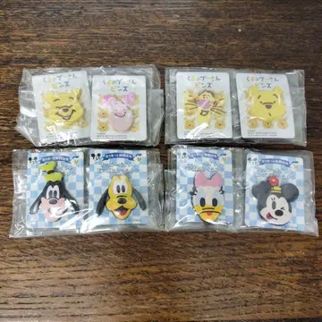 디즈니 핀즈 컬렉션 곰돌이 푸 미키 미니 8개 미사용품