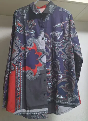 안티카 antiqua 페이즐리 무늬 셔츠