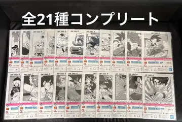 제일복권 DRAGON BALL 40th 코믹스 클리어 파일 전 21종
