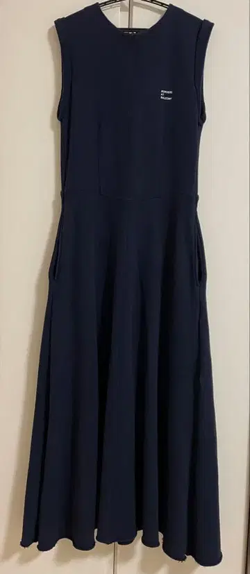 BORDERS at BALCONY 맨투맨 맥시 드레스 네이비 36 네이비