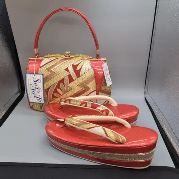 일본 의류용 백과 조리 세트 빨간색 금색