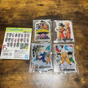 드래곤볼 아크릴 스탠드 4개 세트