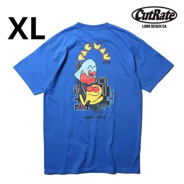 CutRate PAC-MAN 팩맨 프린트 티셔츠 Tee 파랑