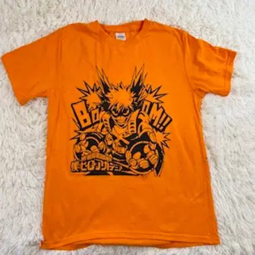 오렌지 나의 히어로 아카데미아 T셔츠 L사이즈 다이도 상품 덤
