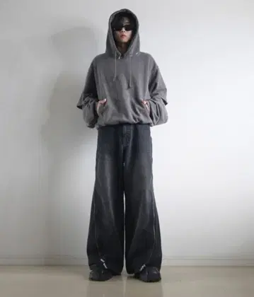 [ GRANCY ] 헤비 웨이트 지퍼 디자인 후디