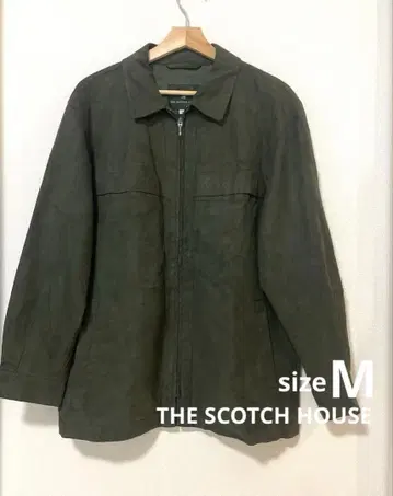THE SCOTCH HOUSE 올리브 그린 자켓