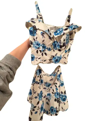 ROBE de FLEURS 셋업 드레스 S