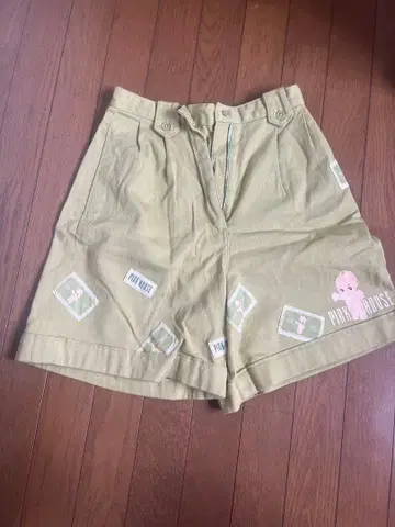 레어 큐피 제켄 숏팬츠 핑크하우스