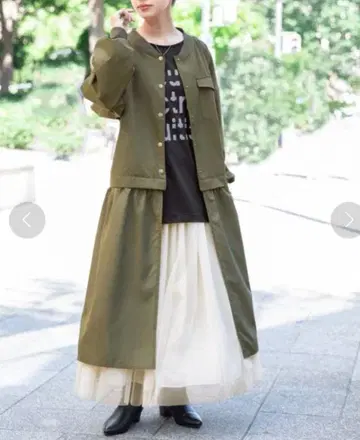 n'Or LABEL (누아르 라벨) 백 프릴 2WAY 블루종