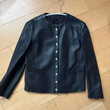[ 나카무라 안 씨 착용 ] 23구 시어링 가죽 노카라 자켓 34
