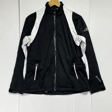 통기성 나일론 자켓 블랙/화이트 L 사이즈