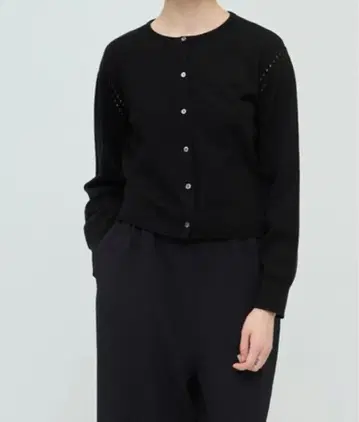 mizuiro ind 크루넥 가디건 크로셰