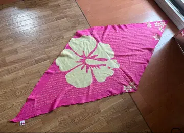 미사용 ALBA ROSA 아로바로사 파레오 핑크 꽃 로고