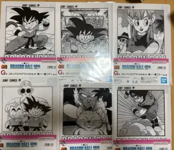 드래곤볼 제일복권 G상 클리어 파일 6장 세트