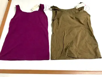 유니클로 브라 탱크탑 M 사이즈 묶음 2장 새상품, 택 포함 6663N