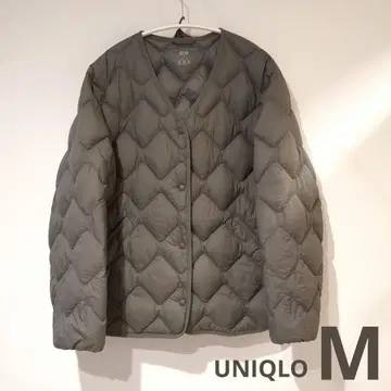 울트라 라이트 다운 릴랙스 자켓 UNIQLO M 올리브