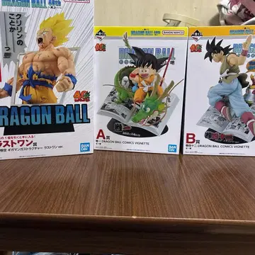제일복권 드래곤볼 40주년 피규어 A상 B상 라스트원상 세트