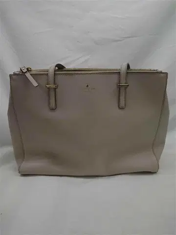 케이트 스페이드 토트백 베이지 계열 가죽 A4 수납 가능