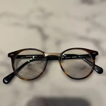 OLIVER PEOPLES Adamson 브라운 안경