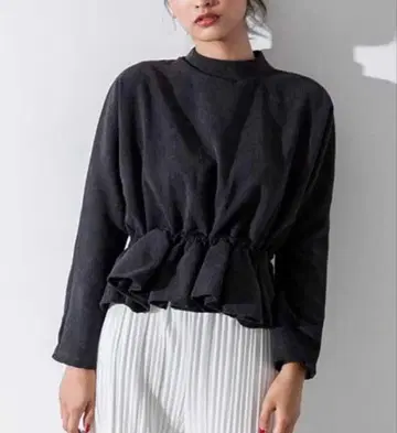 fifth 코듀로이 페플럼 상의