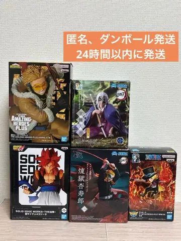 렌고쿠 쿄쥬로/우즈이 텐겐/호크스/손오공/사보 5종 세트