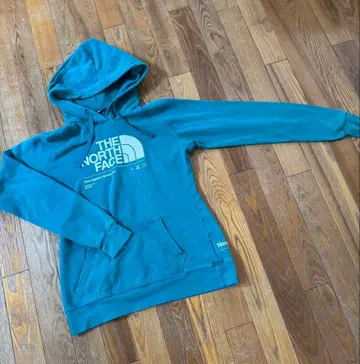 THE NORTH FACE 후드 부착 후드티 그린 S 사이즈
