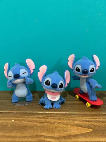 Hello 스티치 피규어 3개 세트