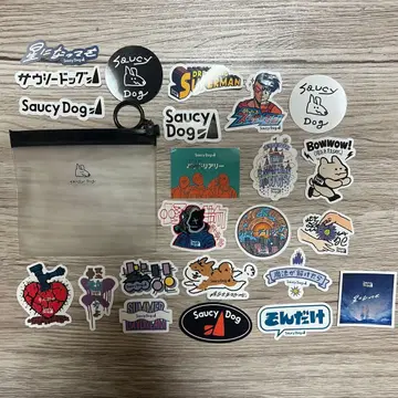 사우시도그 SaucyDog 스티커 세트