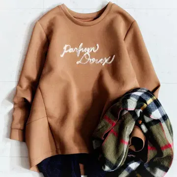 새상품급 [ 빅 사이즈 13+ ] 레리안 Leilian 종이 니트 카멜