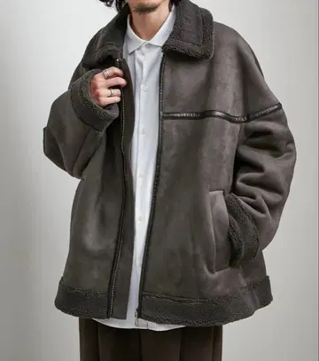 Lui's 페이크 무스탕 블루종