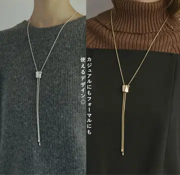 [ 낱개 판매 가능 ] 루프 타이 메탈 목걸이 goldy 골디